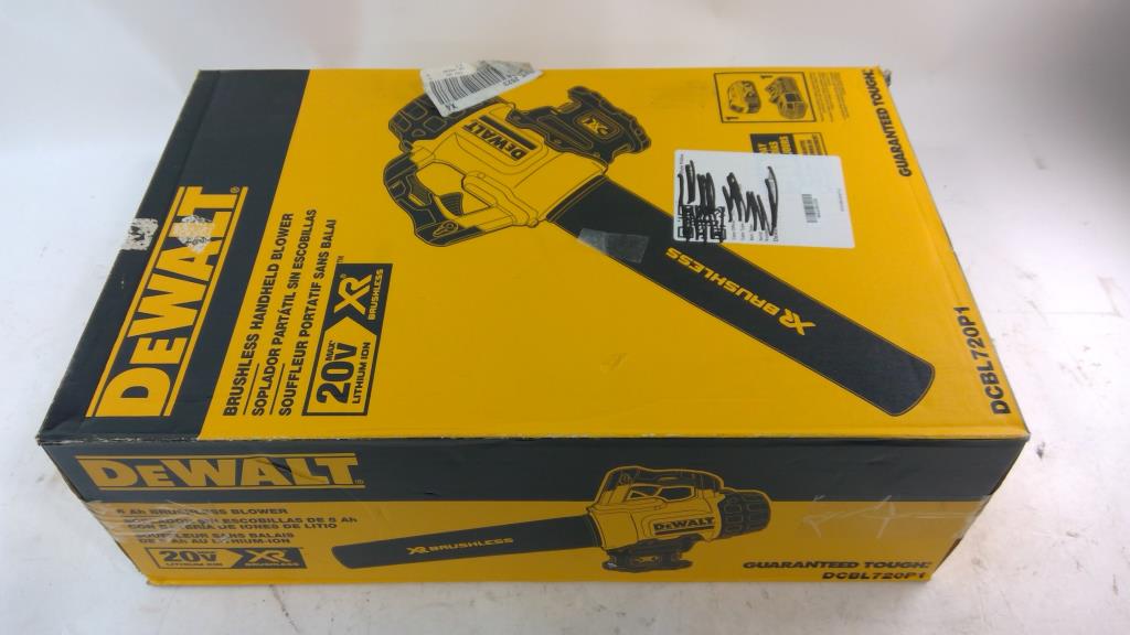 Dewalt cordless blower property room