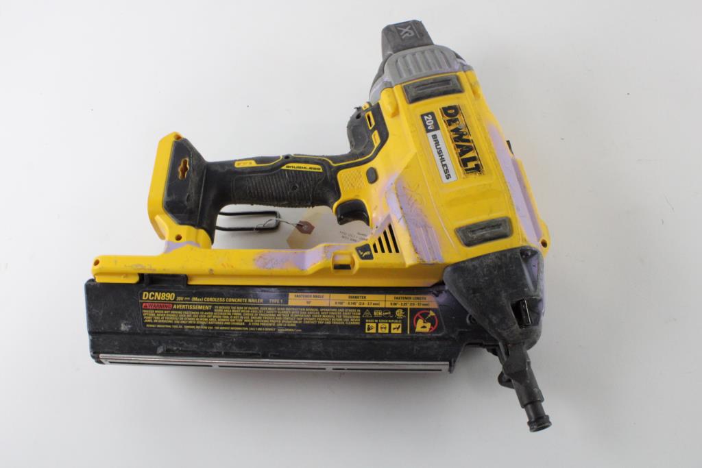 DeWalt Cordless Concrete Nailer Property Room