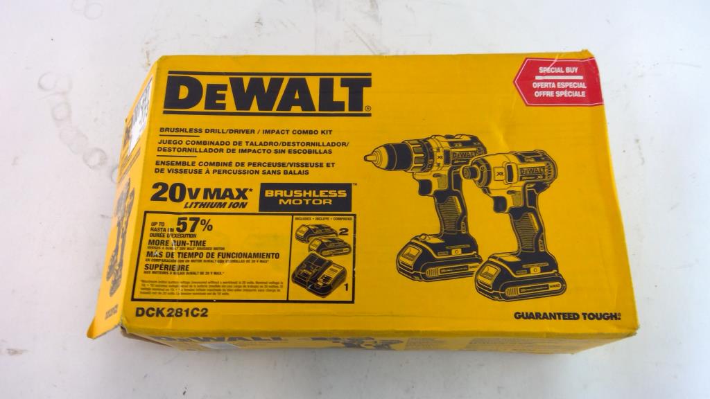 DeWalt Cordless Drill/Driver/Impact Combo Kit, 2+ Pieces Property Room