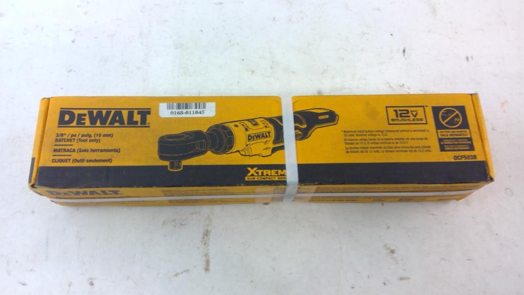 DeWalt Cordless Ratchet Property Room Dewalt cordless ratchet property room