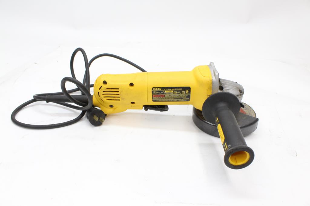 Dewalt D28402 Angle Grinder Property Room