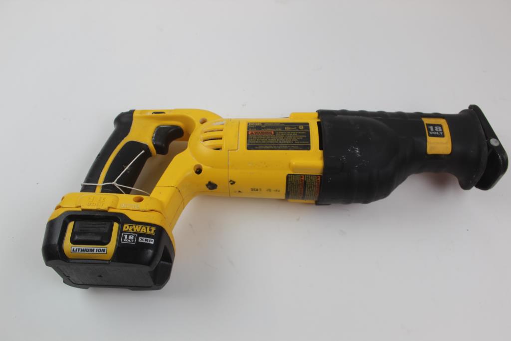 Dewalt Dc385 Reciprocating Saw Property Room