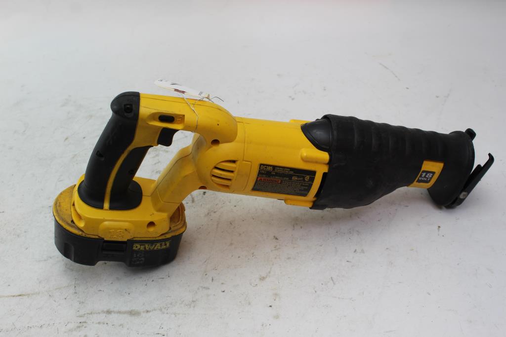 Dewalt Dc385 Reciprocating Saw Property Room