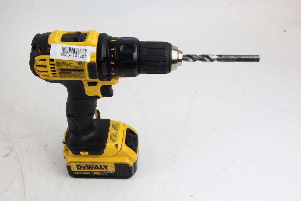DeWalt Dcd780 Cordless Drill Driver Property Room