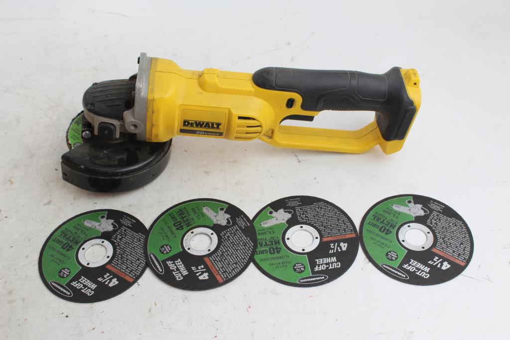 DeWalt Dcg412 Cordless Cut Off Tool Property Room