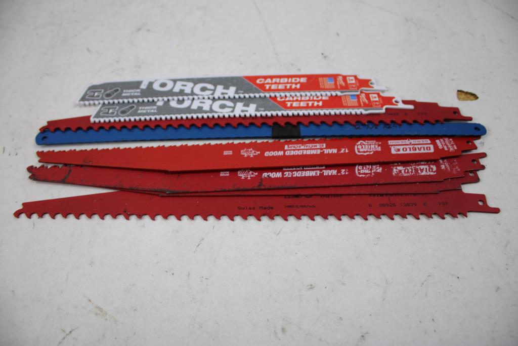 Dewalt, Diablo, Bosch Mixed Saw Blades, 21 Pieces
