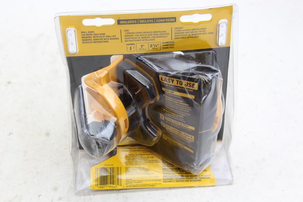 Dewalt Door Lock Installation Kit Property Room