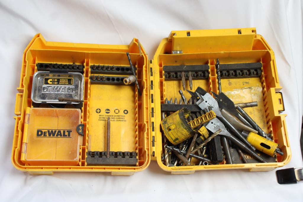 Dewalt Drill Bits, 20+ Pieces Property Room
