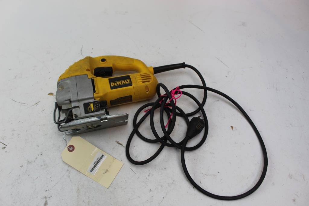 Dewalt Dw317 Vs Orbital Jig Saw Property Room