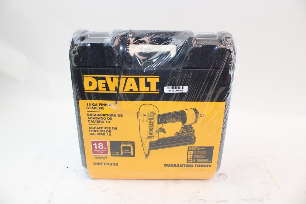 DeWalt DWFP1838 18 Gauge Finish Stapler Property Room