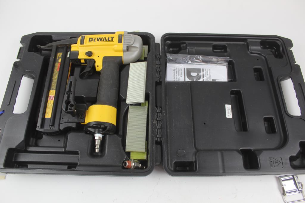 thumbnail image 2 of DEWALT DWFP1838 18GA 1/4 Crown Finish Stapler Kit - NEW 2 of 6
