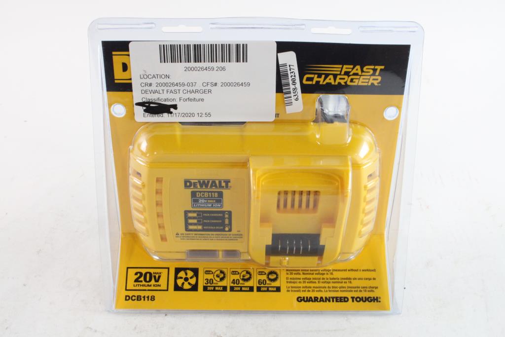 DeWalt Fast Charger Property Room