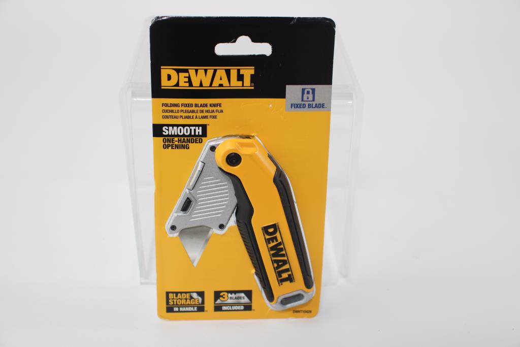 Dewalt Folding Fixed Blade Knife Property Room