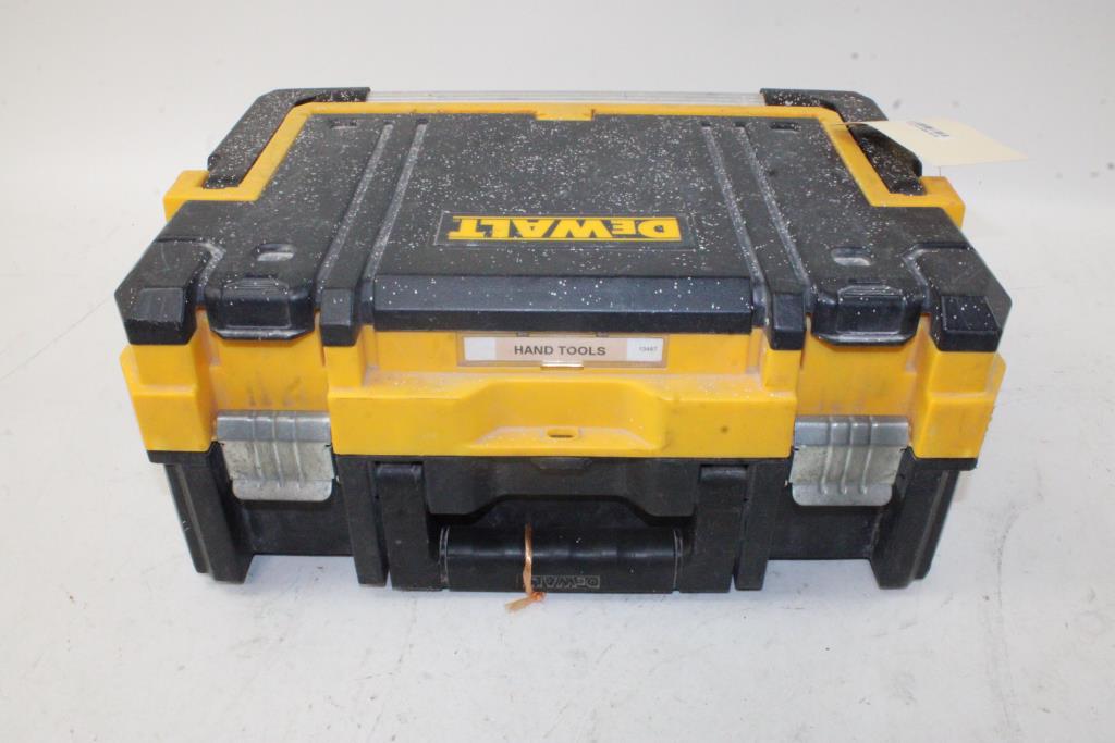 Dewalt Hard Storage Travel Case With Bulk Of Hand Tools Property Room