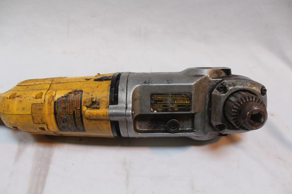 DeWalt Heavy Duty Right Angle Drill (Sold For Parts) Property Room