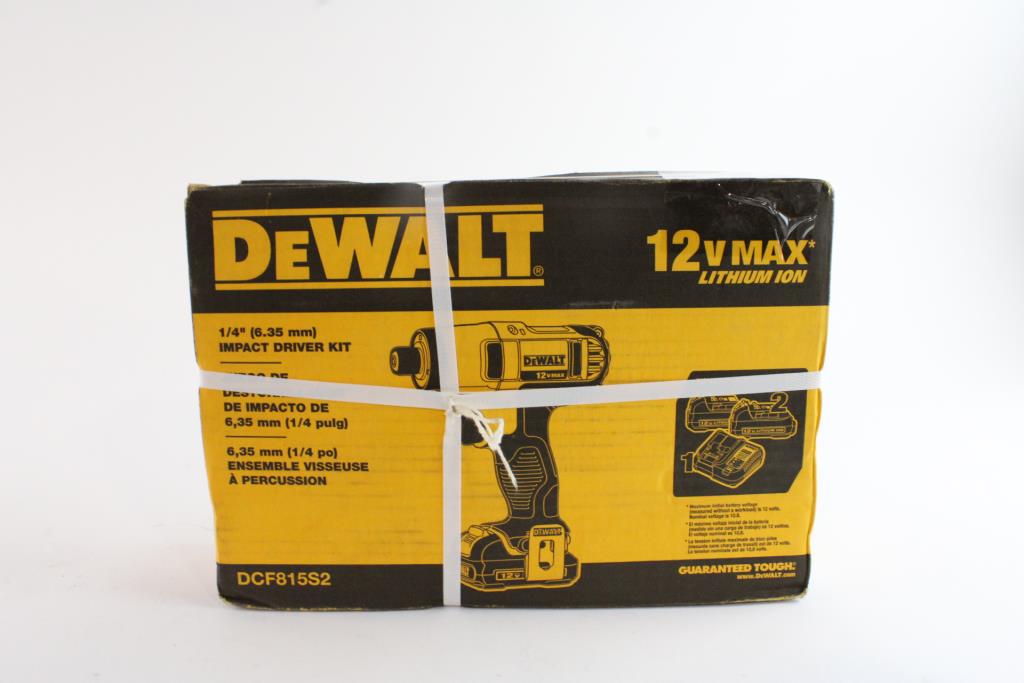 DeWalt Impact Driver Kit Property Room