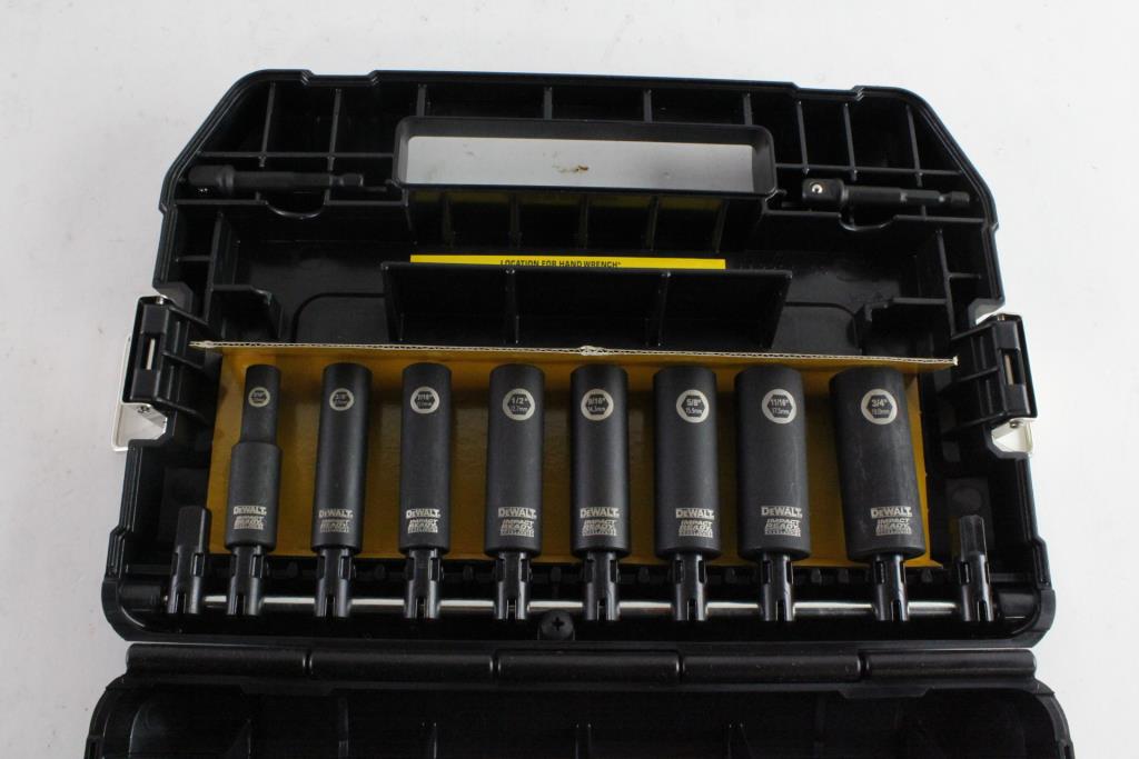 DeWalt Impact Ready 10 Piece Socket Set Property Room