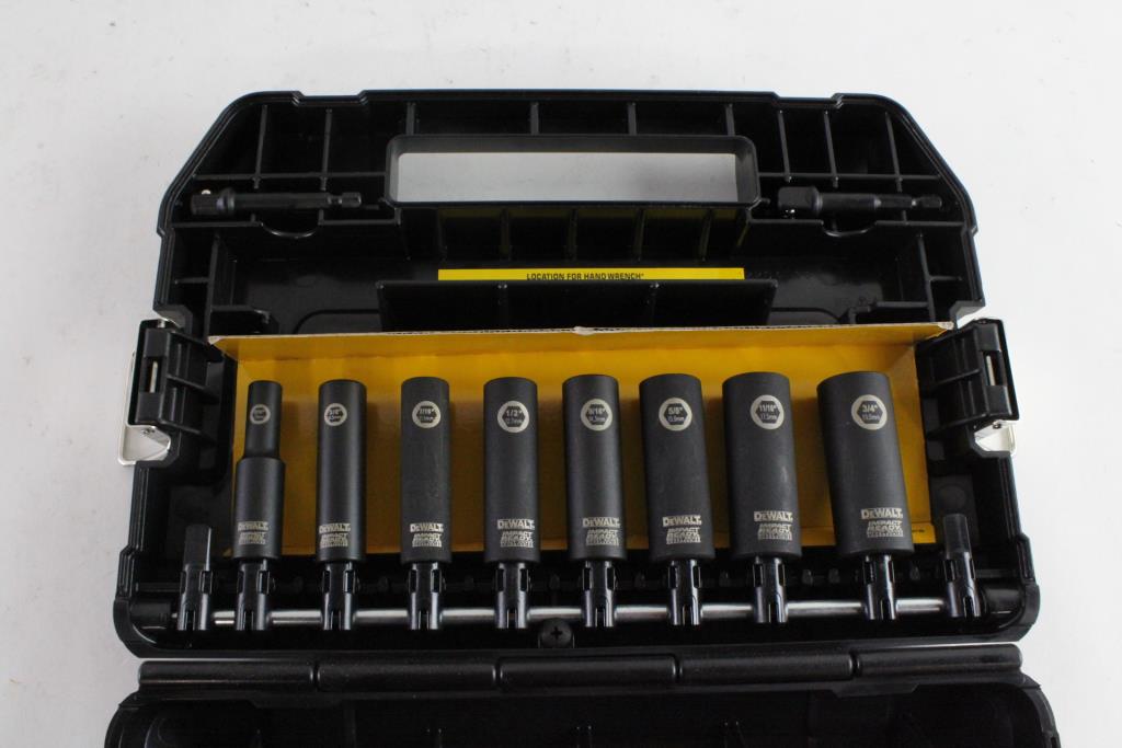 DeWalt Impact Ready 10 Piece Socket Set Property Room