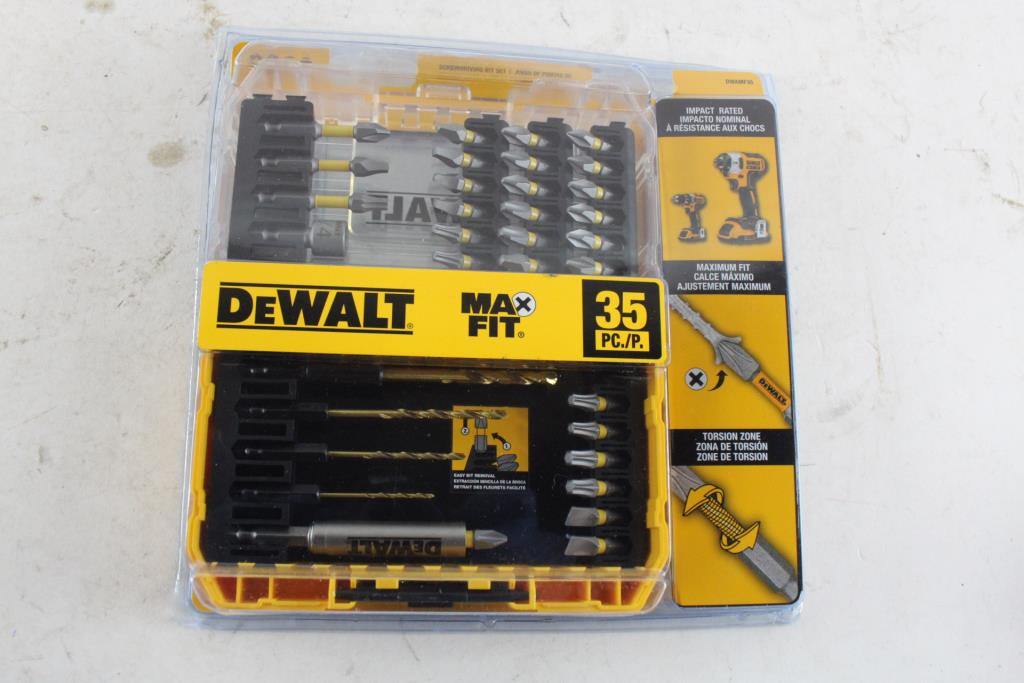 Dewalt Max Fit Screwdriving Bit Set | Property Room