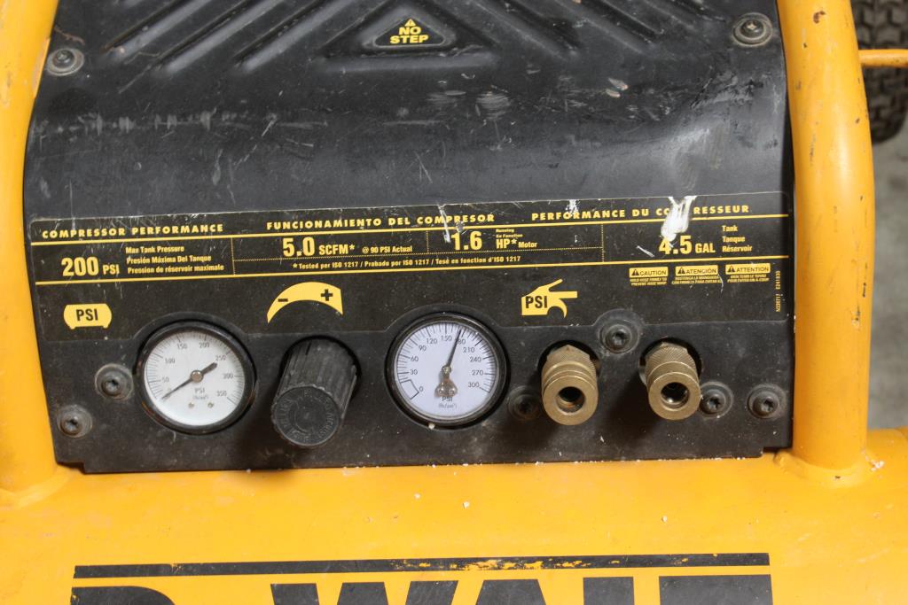 DeWalt Model D55146 Air Compressor Property Room