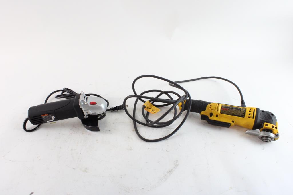 DeWalt Multitool & Drillmaster Angle Grinder, 2 Pieces Property Room