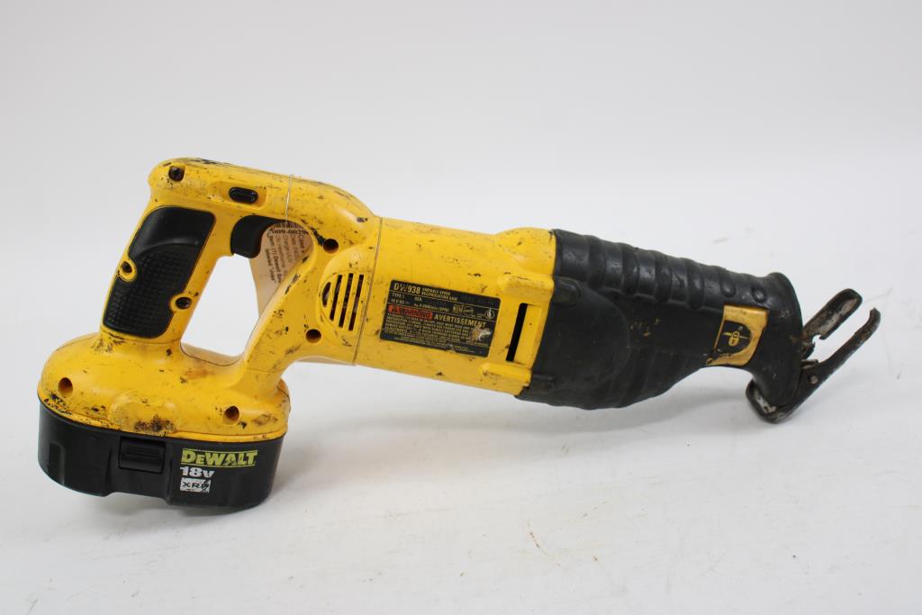 Dewalt Reciprocating Saw Property Room