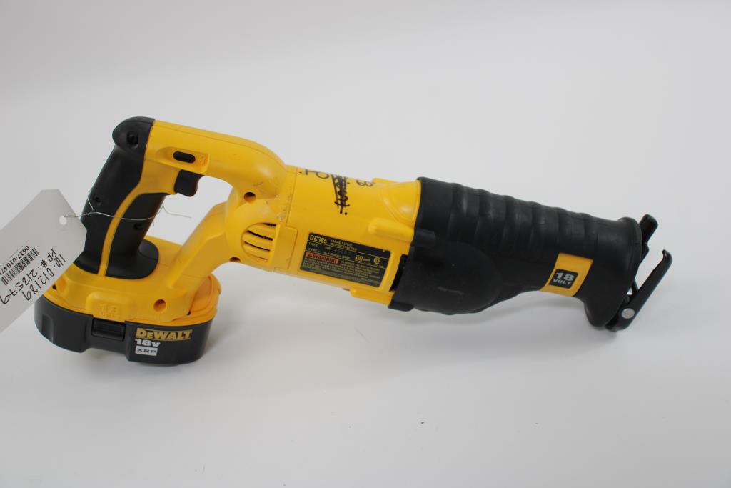 Dewalt Reciprocating Saw Property Room