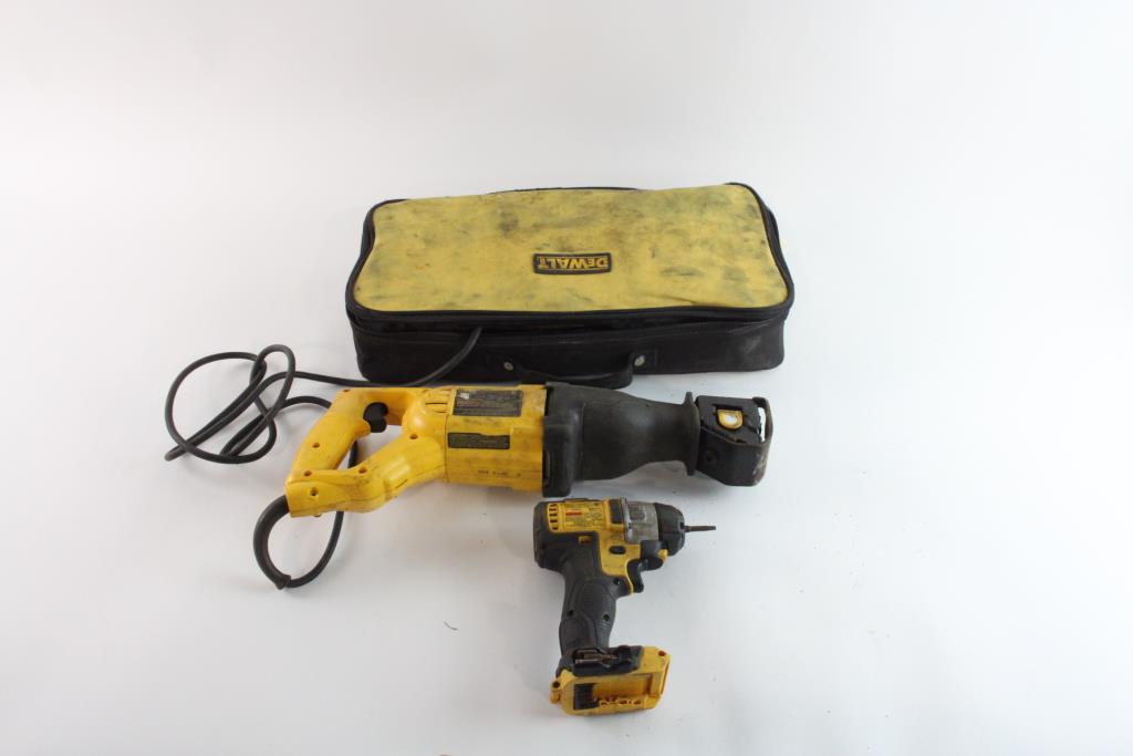 DeWalt Reciprocating Saw & Impact Driver Property Room