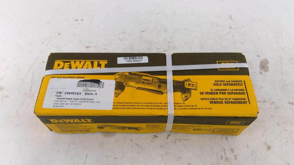 Dewalt Right Angle Drill