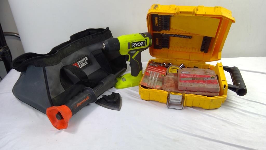 Dewalt, Ryobi, Ramset, Bulk Lot