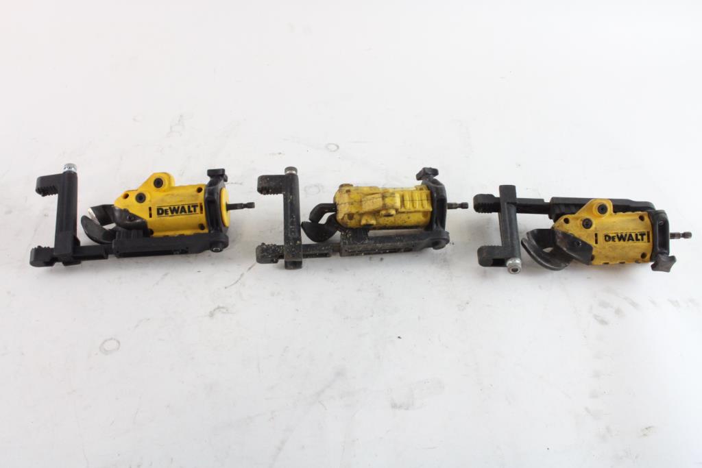 DeWalt Shear Attachments, 3 Pieces Property Room