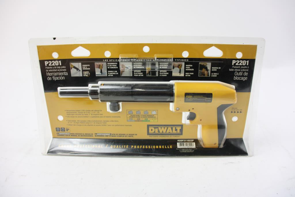 Dewalt Single Shot Powder Actuated Trigger Tool Property Room