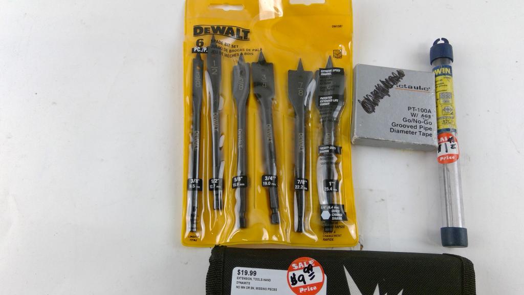 Dewalt Spade Bit Set And More 3 Pieces