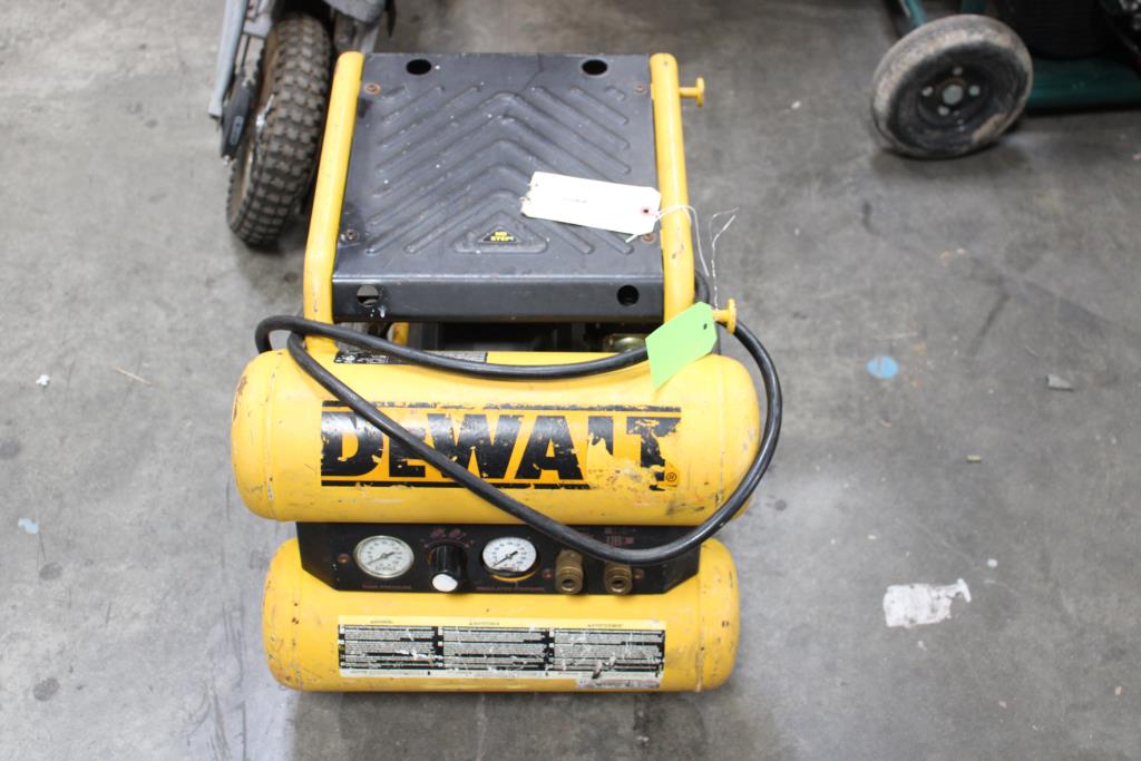 Dewalt Tank Compressor Property Room