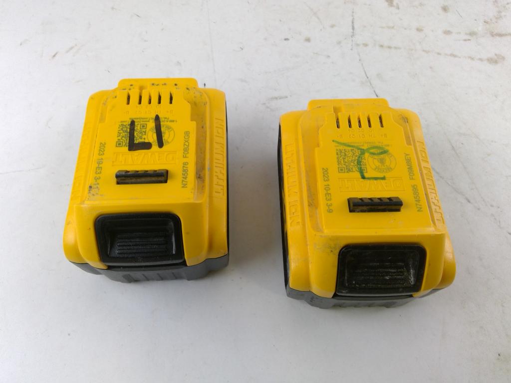Dewalt Tool Batteries 2 Pieces