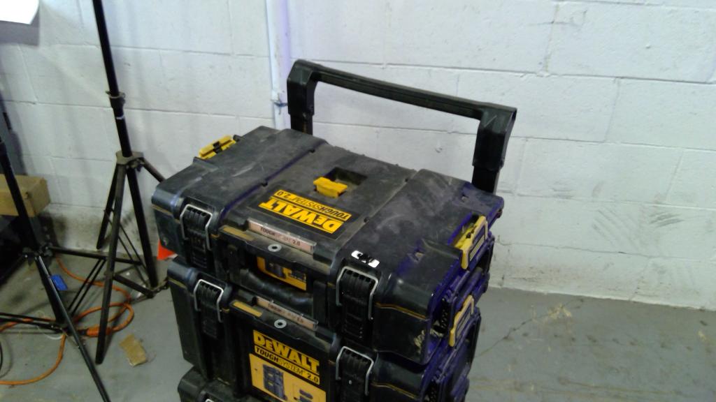 DeWalt Tough System Tool Boxes With Tools