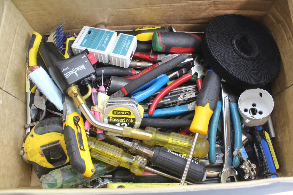 Dewalt Utility Knife, Milwaukee Screwdriver, Stanley Pliers, & More; 15