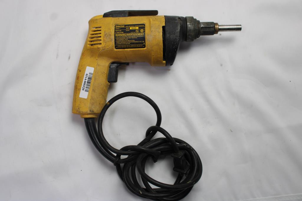 Dewalt Vsr Drywall Drill Property Room