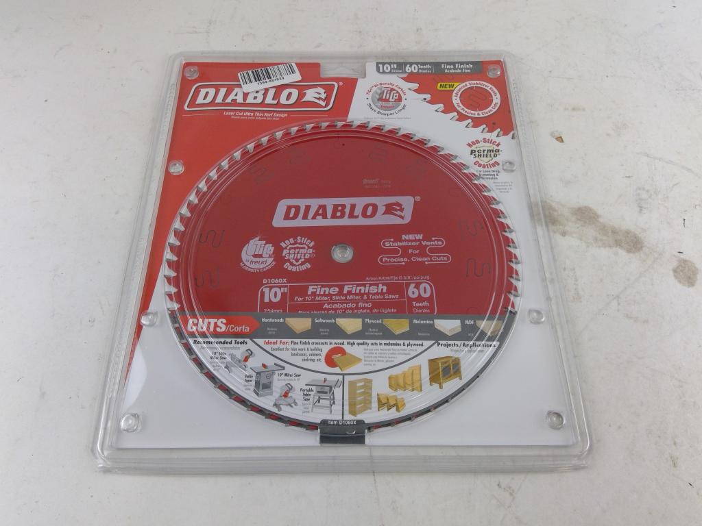 Diablo 10" 60 Teeth Fine Finish Blade