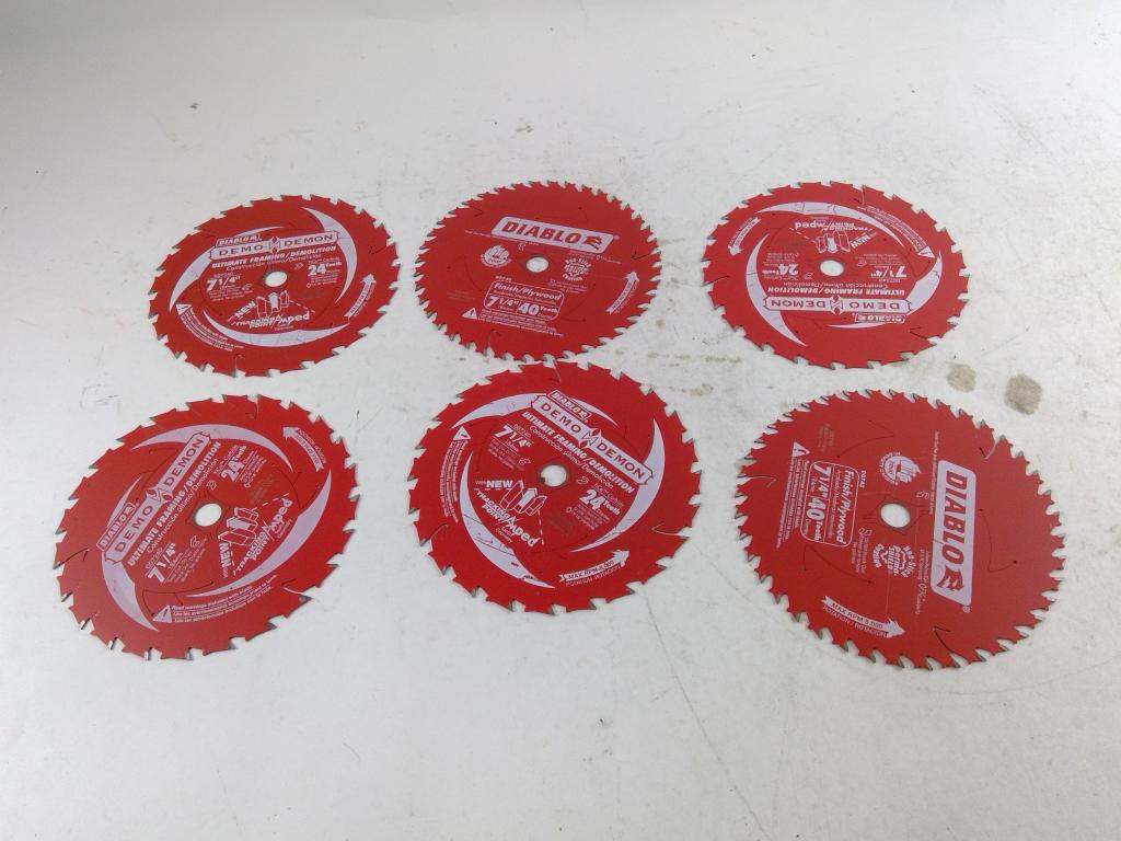 Diablo 7 1/4" 24 Teeth Framing Blades 5+ Pieces
