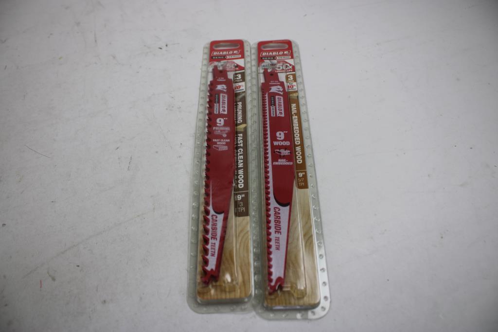 Diablo 9" 3-Pack Wood, Pruning Saw Blades, 2 Pieces