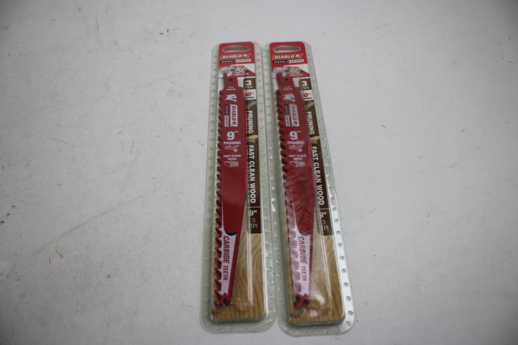 Diablo 9" Pruning 3-Pack Saw Blades, 2 Pieces