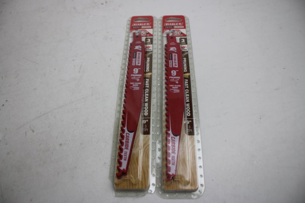 Diablo 9" Pruning 3-Pack Saw Blades, 2 Pieces