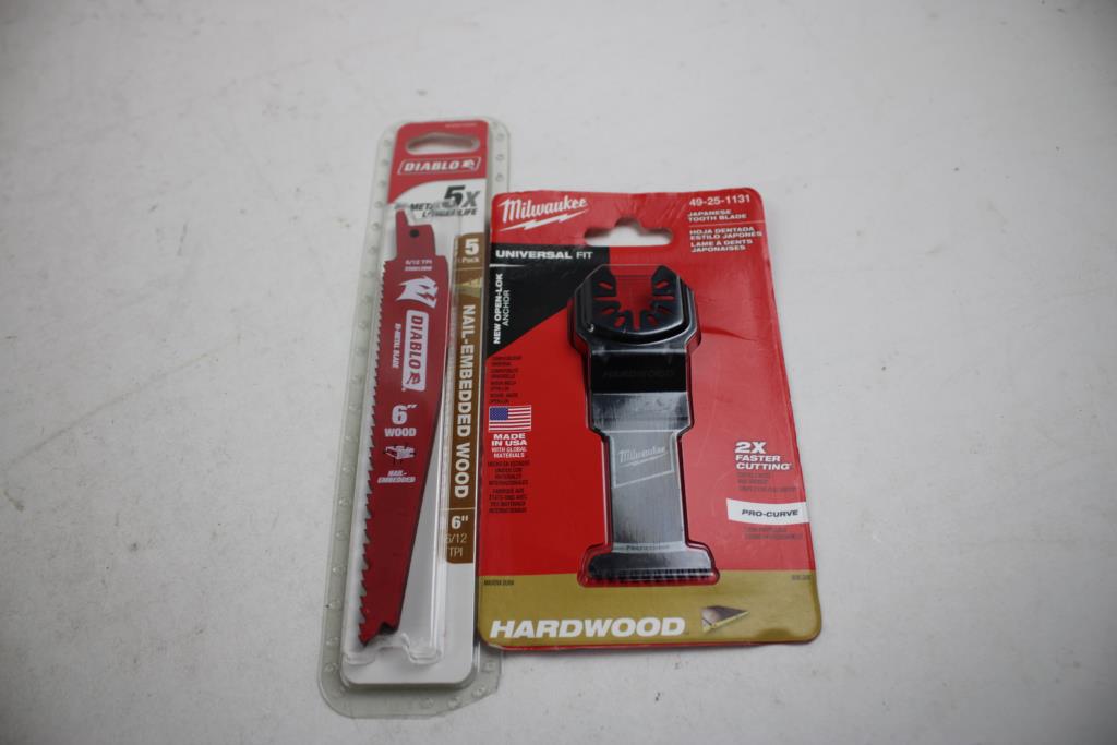 Diablo Blade 6" Mnail Embedded, Milwaukee Tooth Blade