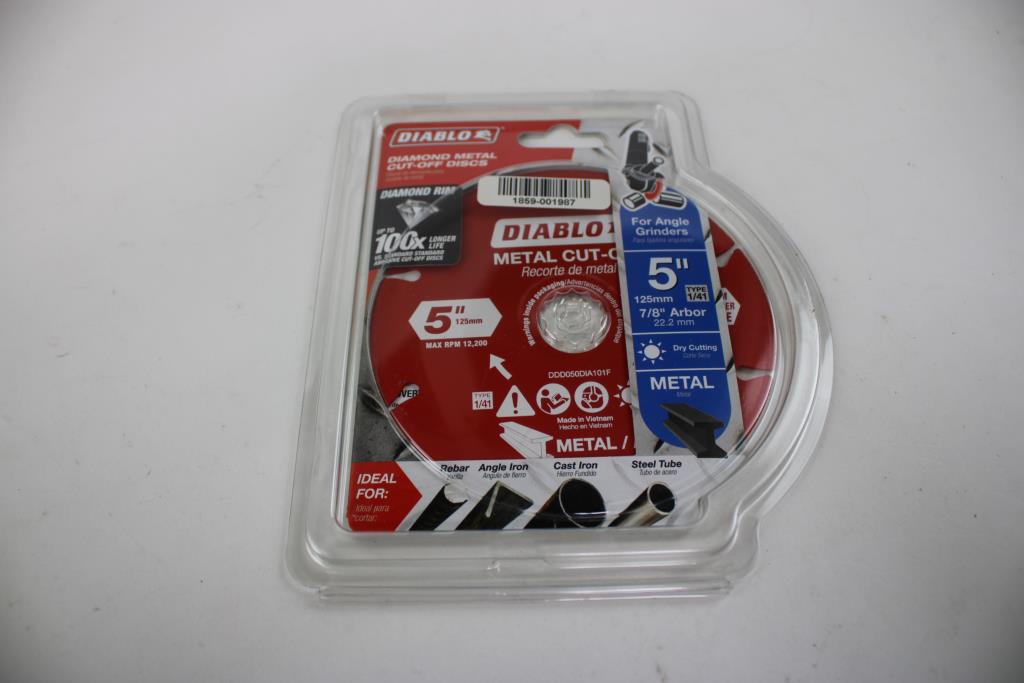 Diablo Diamond Medal Cut-off Discs 5" For Angle Grinders