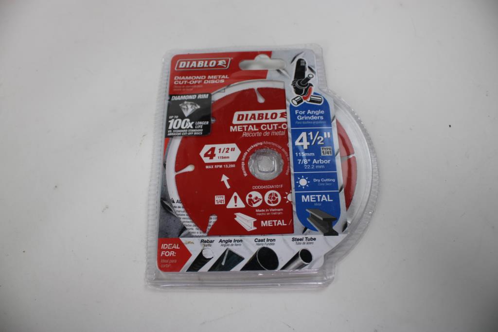 Diablo Diamond Metal Cut-Off Disc 4-1/2"