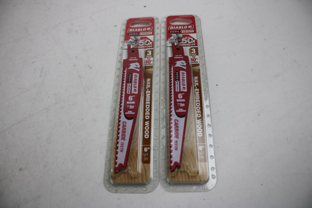Diablo Nail-embedded Wood Blade 6",  2 Packs