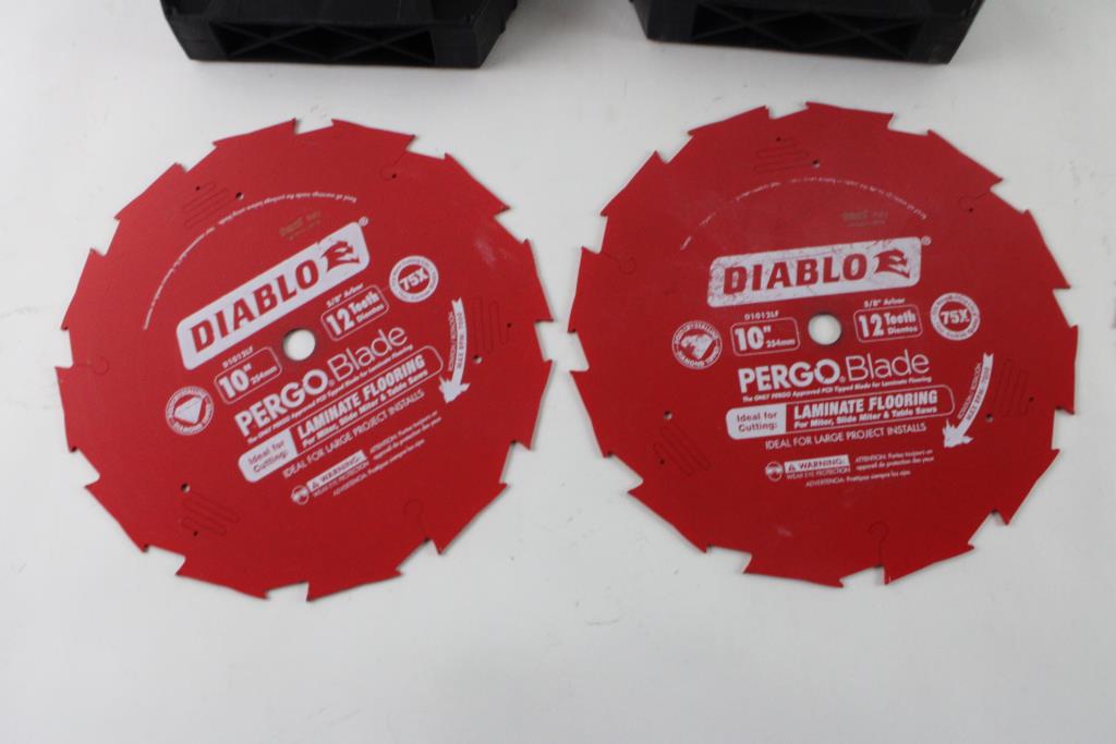 Diablo Saw Blades And Stacked Dado Sets, 5 Pieces Property Room