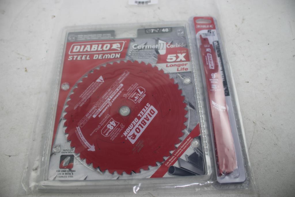 Diablo Steel Demon 7-1/4"/48 Teeth Cutting Wheel, 9" Blade 5-Pack, 2 Pieces
