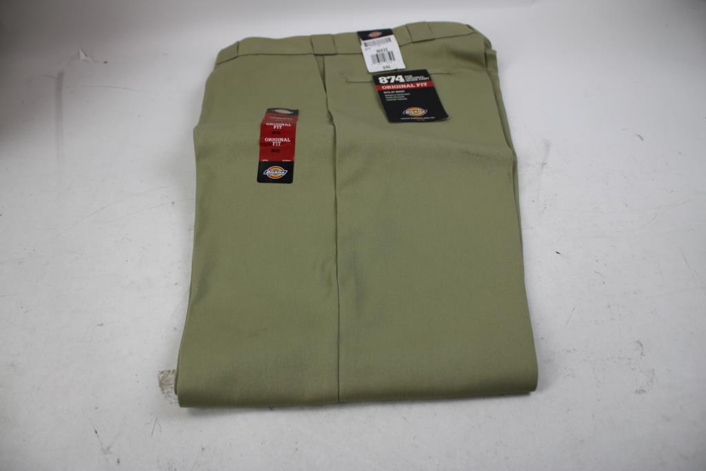 Dickies 874 Khaki Pants Size 36x32 & Dickies Flex Regular Fit Straight Leg 36x32, 2 Pieces